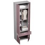 Шкаф, фрезерованные фасады в эмали LE235.44