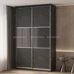 Шкаф-купе ХG166.60-2, профиль INTEGRO, фасад МДФ/Зеркало графит