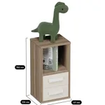 Cтеллаж сквозной книжный  с ящиками E802