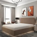 Кровать двуспальная мягкая ФЛАЙ с подъемным механизмом, 140x200