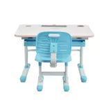 Комплект парта + стул Littonia Blue-w + лампа