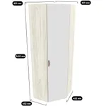 Шкаф угловой равносторонний L218.1