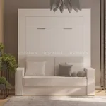 Шкаф-кровать трансформер LE950.160, фасады в эмали, 160x200