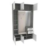 Секция с вешалкой и стеллажом с подсветкой LG416