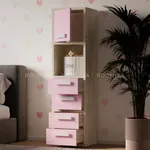 Cтеллаж сквозной книжный на 4 ниши с фасадом E804