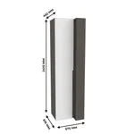 Шкаф переходный, фасады в эмали LE232 L/R