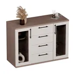 Комод со стеклянными полками P707.1