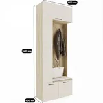 Секция с вешалкой и полками L409 L/R