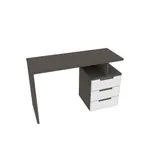 Стол письменный/ туалетный, фасады в эмали LE715 L/R