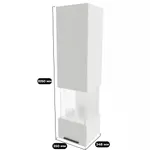 Шкаф навесной со стеклом, с подсветкой L381.2