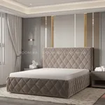 Кровать двуспальная мягкая СИЕНА  с подъемным механизмом, 140x200
