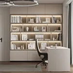 Кабинет с просторной системой хранения №3