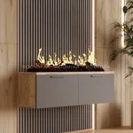 Тумба ТВ напольная с электрокамином LG548.351