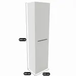 Шкаф 1 дверный напольный L-220