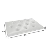 Сидение к тумбе L461.60 с каретной стяжкой пугавицами