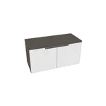 Тумба для обуви с 2 дверьми, фасады в эмали LE-461