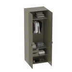 Шкаф 2 дверный, фрезерованные фасады в эмали LE210.60-2