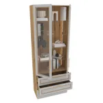 Шкаф книжный со стеклом А213S