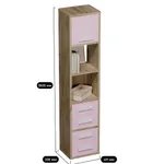 Cтеллаж сквозной книжный на 5 ниш E805