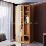 Шкаф угловой со стеклянным фасадом с подсветкой R218