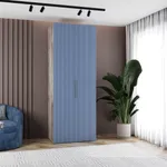 Шкаф 2 дверный, фрезерованные фасады в эмали LE210.60-4