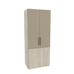 Шкаф двухдверный с фальш стенкой L212