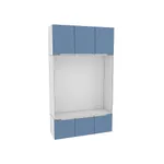 Шкаф с нишей и сидушкой L412.44