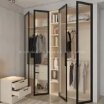Шкаф для спальни с двумя штангами и полкой с подсветкой R210.60-1