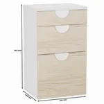 Тумба узкая 2 ящ. L-875