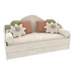  Мягкая кровать-диван с ящиками ФАБИО, 90х190