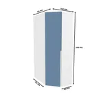 Шкаф угловой, фасады в эмали LE209.44 L/R