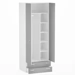 Шкаф двухдверный с ящиками глубокий L211.60