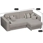 Диван угловой раскладной, система Евро-книжка МОДЕРН