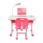 Комплект парта + стул Littonia Pink-w + лампа