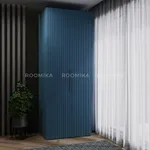 Шкаф 2 дверный, фрезерованные фасады в эмали LE210.60-4