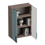 Антресоль двудверная, фрезерованные фасады в эмали LE339.300