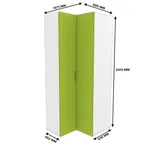 Шкаф угловой L207 L/R