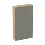 Шкаф трехдверный с ящиками узкий L203.44