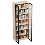 Шкаф-стеллаж со стеклянными фасадами с подсветкой R212