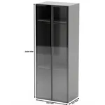 Шкаф для спальни со штангой и брючницей R210.60-5