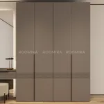 Шкаф 2 дверный, фрезерованные фасады в эмали LE-210.60-1