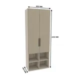 Шкаф двухдверный L217.44-4