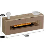 Тумба ТВ напольная с электрокамином LG551.450L/R