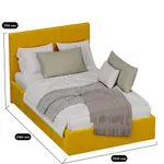 Кровать мягкая ВЕРСАЛ с подъемным механизмом, 120x200