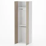 Шкаф двухдверный со штангой L243.60