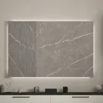 Панель стеновая МДФ (над тумбой ТВ) с подсветкой LG136.1