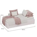 Детская кровать-подиум Короб-3 с подъемным механизмом , 90x190