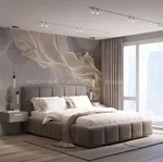 Кровать двуспальная мягкая КВАДРО-СОФТ с подъемным механизмом, 180x200