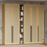 Шкафная группа, фасады натуральный ротанг Lazio 17