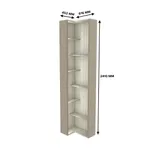 Стеллаж завершающий угловой с подсветкой L230.60 L/R